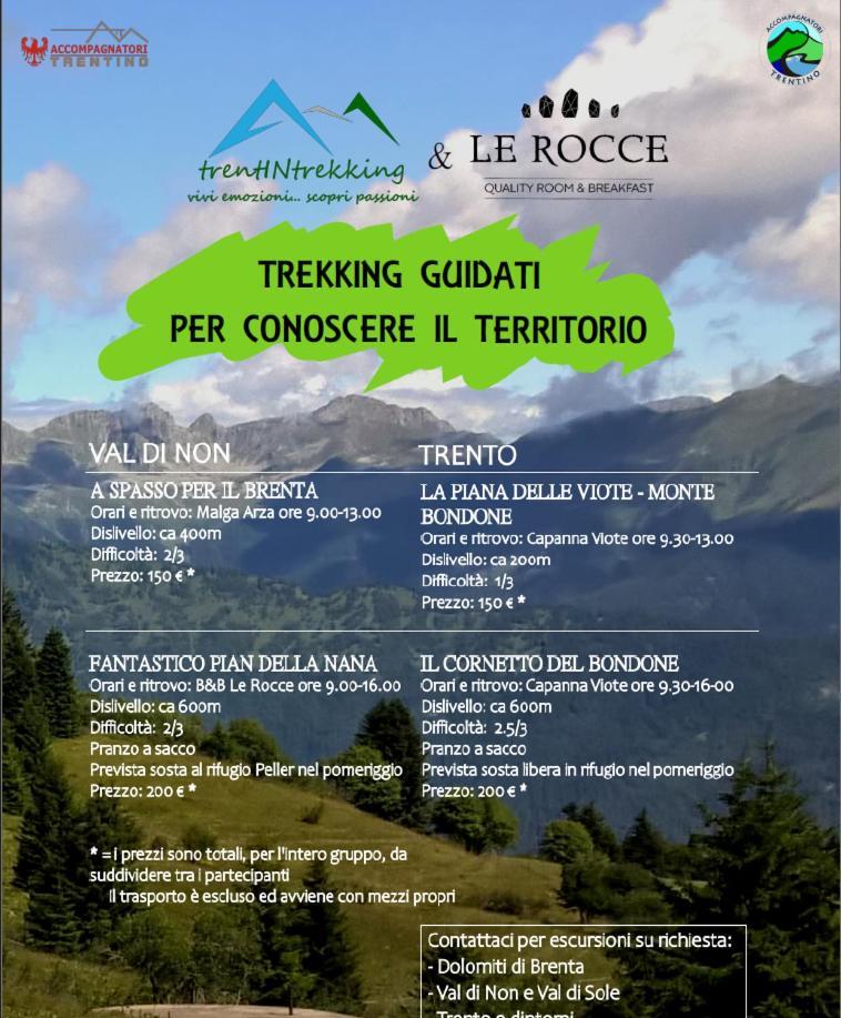 Le Rocce Val Di Non - Quality Room & Breakfast Tassullo Eksteriør bilde